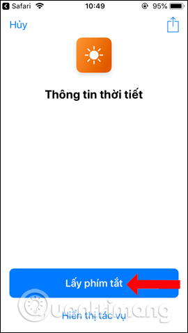 Cài phím tắt