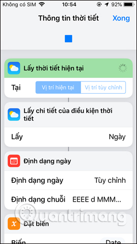 Chạy phím tắt
