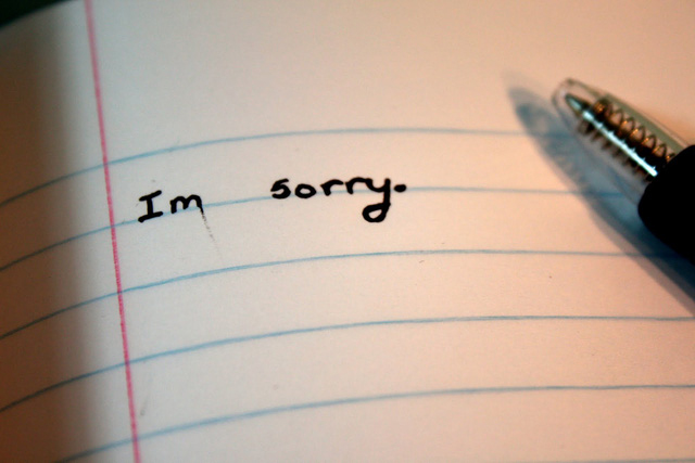 Những lời xin lỗi chân thành nhất