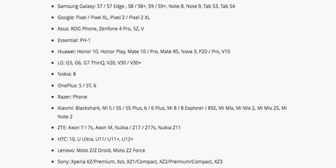 Danh sách những smartphone Android được hỗ trợ Fortnite