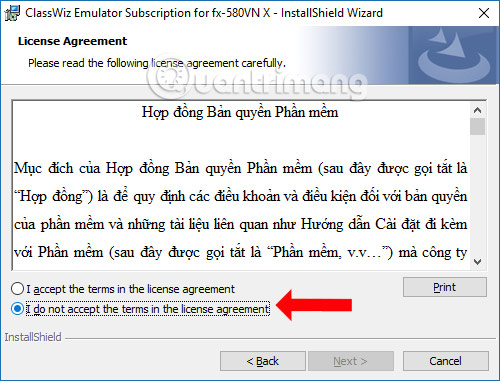 Nhấn vào ảnh để phóng to Các bước cài đặt