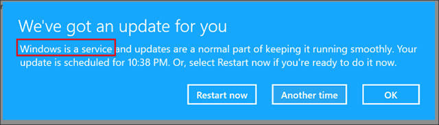 Windows tự coi mình là một dịch vụ, nhưng thực tế thì dịch vụ đó làm được gì?