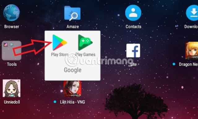 Mở Play Store NoxPlayer