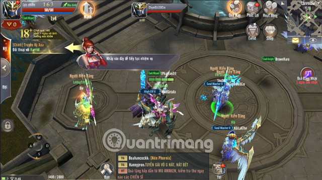 Giao diện game MU Awaken
