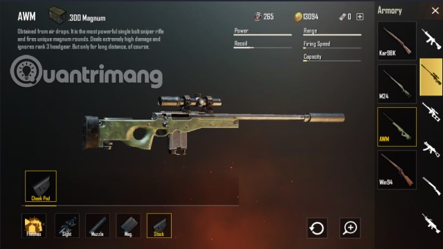 Sniper Rifle PUBG Mobile