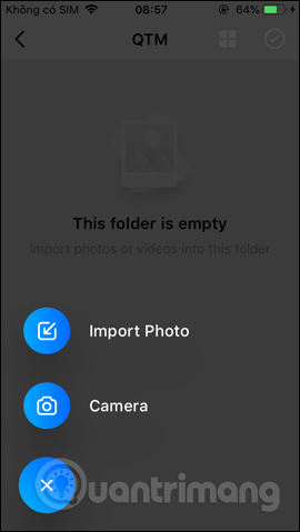 Tải ảnh từ album hay chụp