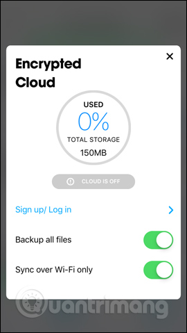Nhập tài khoản ứng dụng