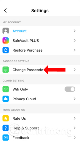 Đổi mã PIN mới