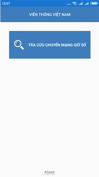 Ứng dụng tra cứu số điện thoại sau khi chuyển mạng giữ số 2