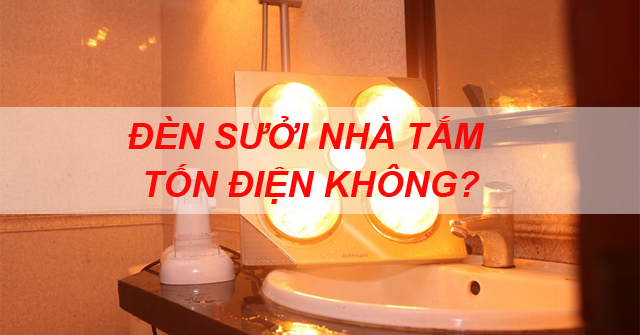 đèn sưởi nhà tắm tiết kiệm điện