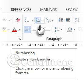 Enter numbers automatically