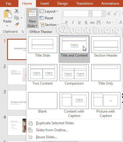 Thông tin cơ bản về slide trong PowerPoint 2016 - Ảnh minh hoạ 4