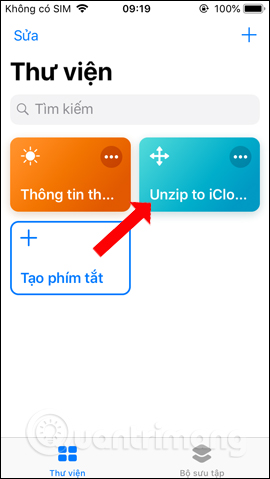 Phím tắt trong thư viện