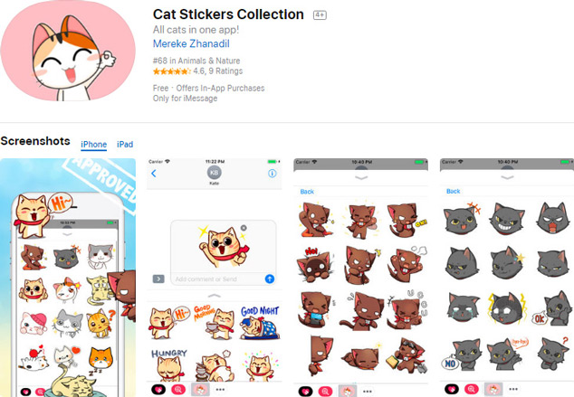 Cat Stickers Collection