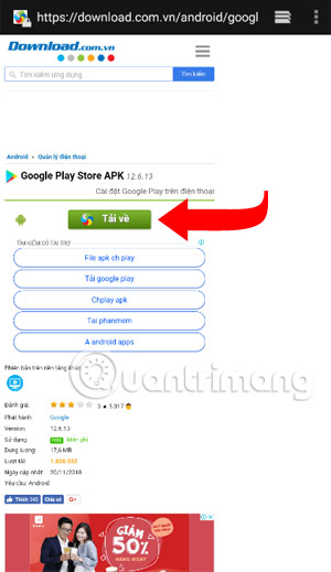 Tải Google Play Store