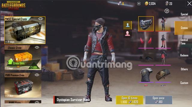 Shop Crate PUBG Mobile
