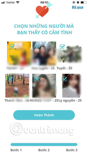 Chọn bạn bè YmeetMe