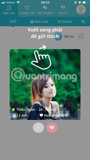 Hướng dẫn ban đầu YmeetMe