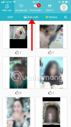 Danh sách ảnh mới YmeetMe