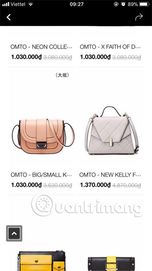 Túi xách giảm giá Whoolala