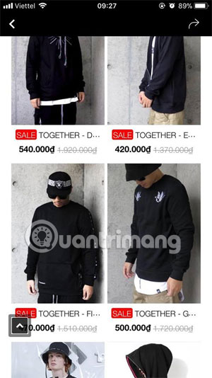 Quần áo sale Whoolala