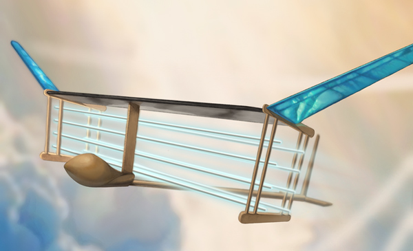 Chiếc máy bay này không hề có bất kỳ bộ phận chuyển động nào