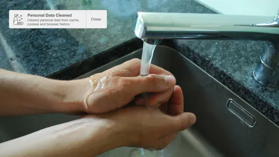 Rửa tay với xà phòng là xóa sạch dữ liệu cá nhân lưu trên máy