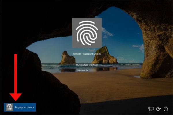 Giao diện màn hình khóa máy tính