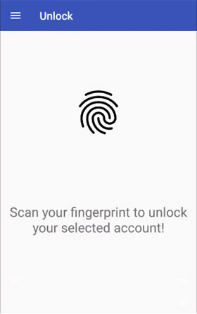 Quét mã vân tay đã bảo mật trên Remote Fingerprint Unlock