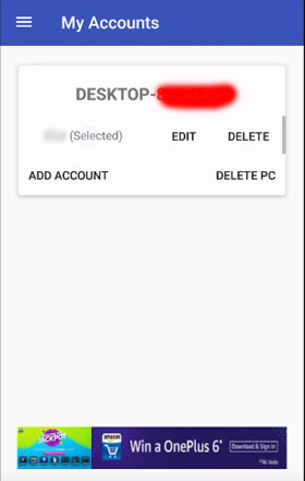 Hoàn tất thêm thông tin Account máy tính