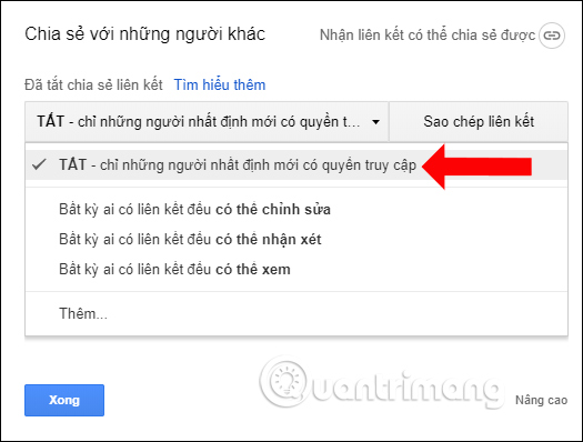 Cách Hủy Link Chia Sẻ Google Drive - Cần Quyền Truy Cập - Quantrimang.Com