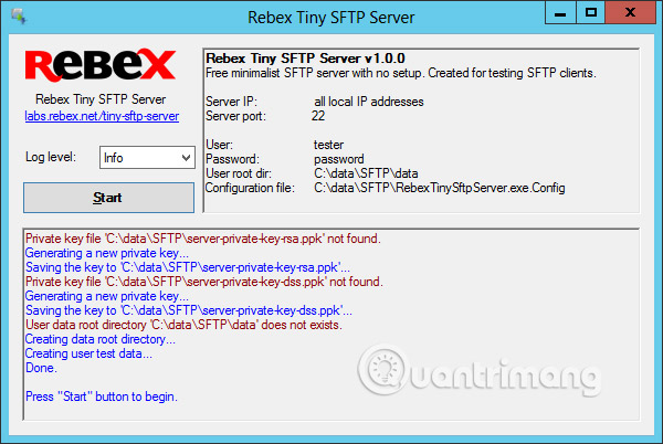 rebex net sftp dll