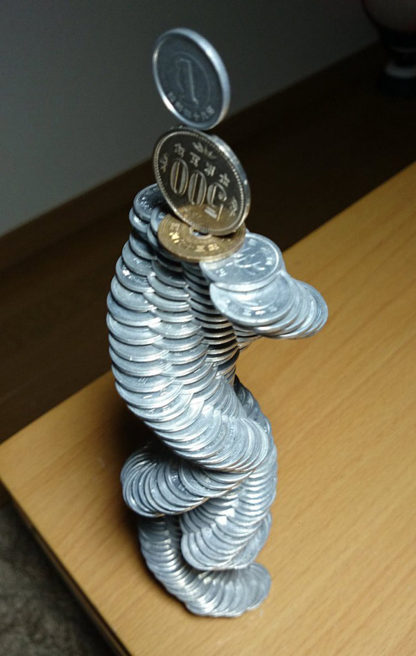 Những tác phẩm xếp hình đồng xu siêu tỉ mỉ  3