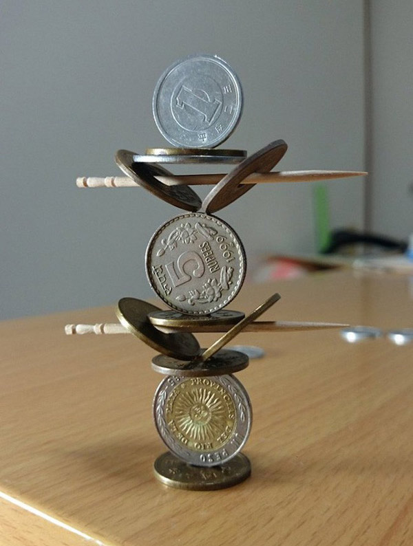 Những tác phẩm xếp hình đồng xu siêu tỉ mỉ 6