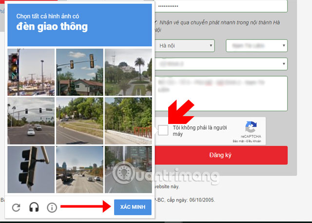 Hoàn thành mã Captcha