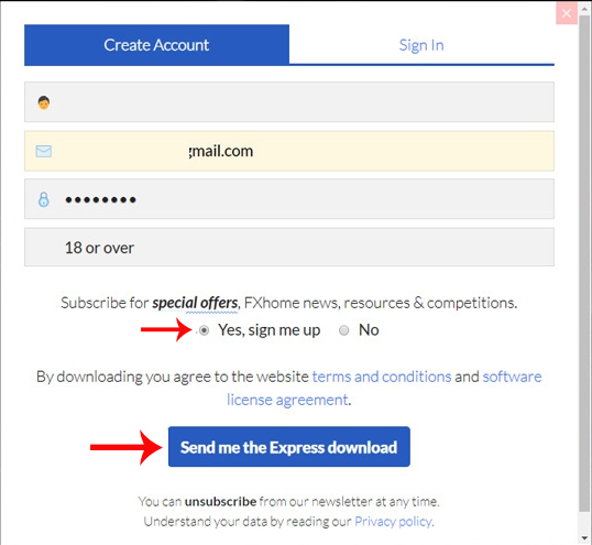 Send me the Express download