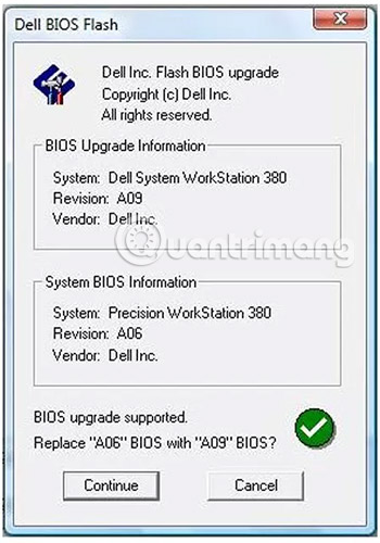 Công cụ cập nhập BIOS