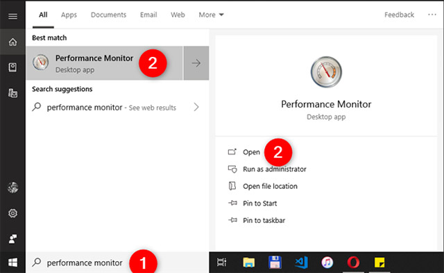 Cách khởi động Performance Monitor trong Windows