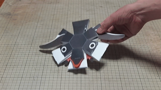 Bộ đồ chơi động vật bằng giấy biến hình 4