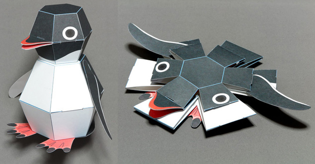 Bộ đồ chơi động vật bằng giấy biến hình 3