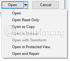 Document AutoRecovery trong Microsoft Office 2019