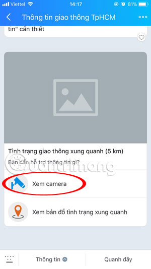 Bấm Xem Camera 