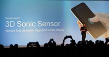 Cảm biến vân tay siêu âm 3D dưới màn hình đầu tiên trên thế giới của Qualcomm, đặt vào chỗ nào cũng nhận