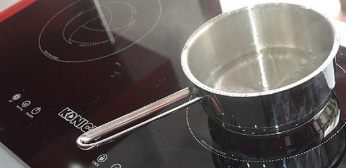 Dùng nồi chảo đáy từ cho bếp từ