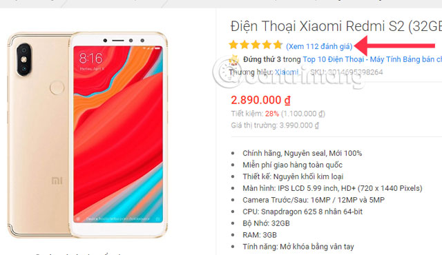 Ý kiến đánh giá người dùng Shopping Online