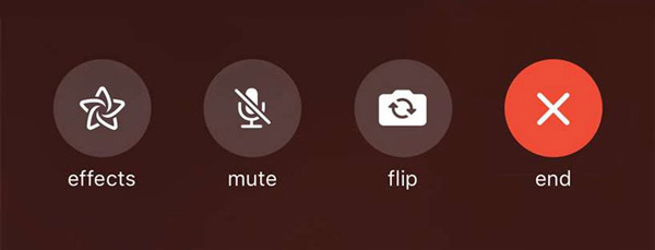 Đem trở lại nút chuyển đổi giữa camera trước và sau trong cuộc gọi FaceTime