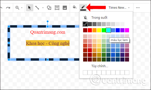 Cách chèn Text Box trong Google Docs - Ảnh minh hoạ 9