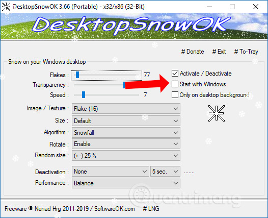 Thiết lập công cụ