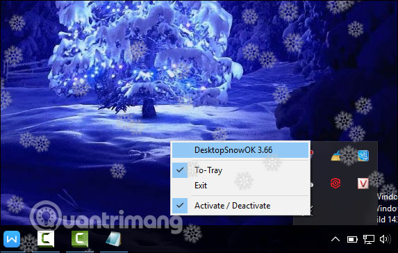 Mở khay hệ thống