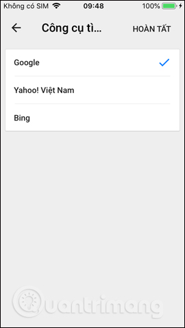 Chọn công cụ khác